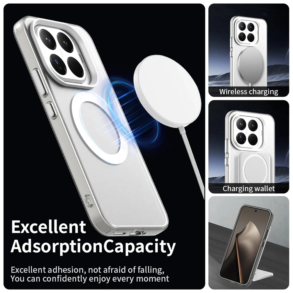 MagSafe Case for Xiaomi 15T Pro, Techsuit, CandyCase, White - Image 3