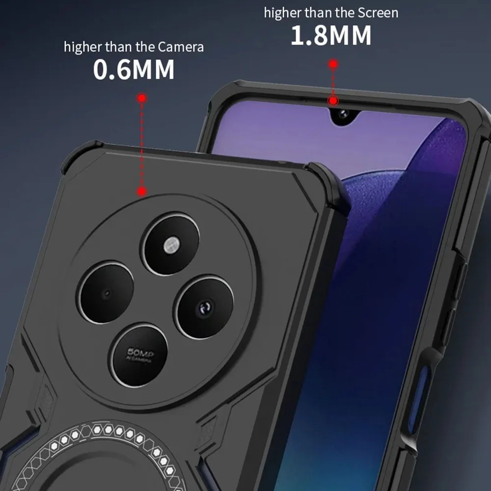 MagSafe Case for Xiaomi 15T, Techsuit, ArmorMag, Black - Image 2