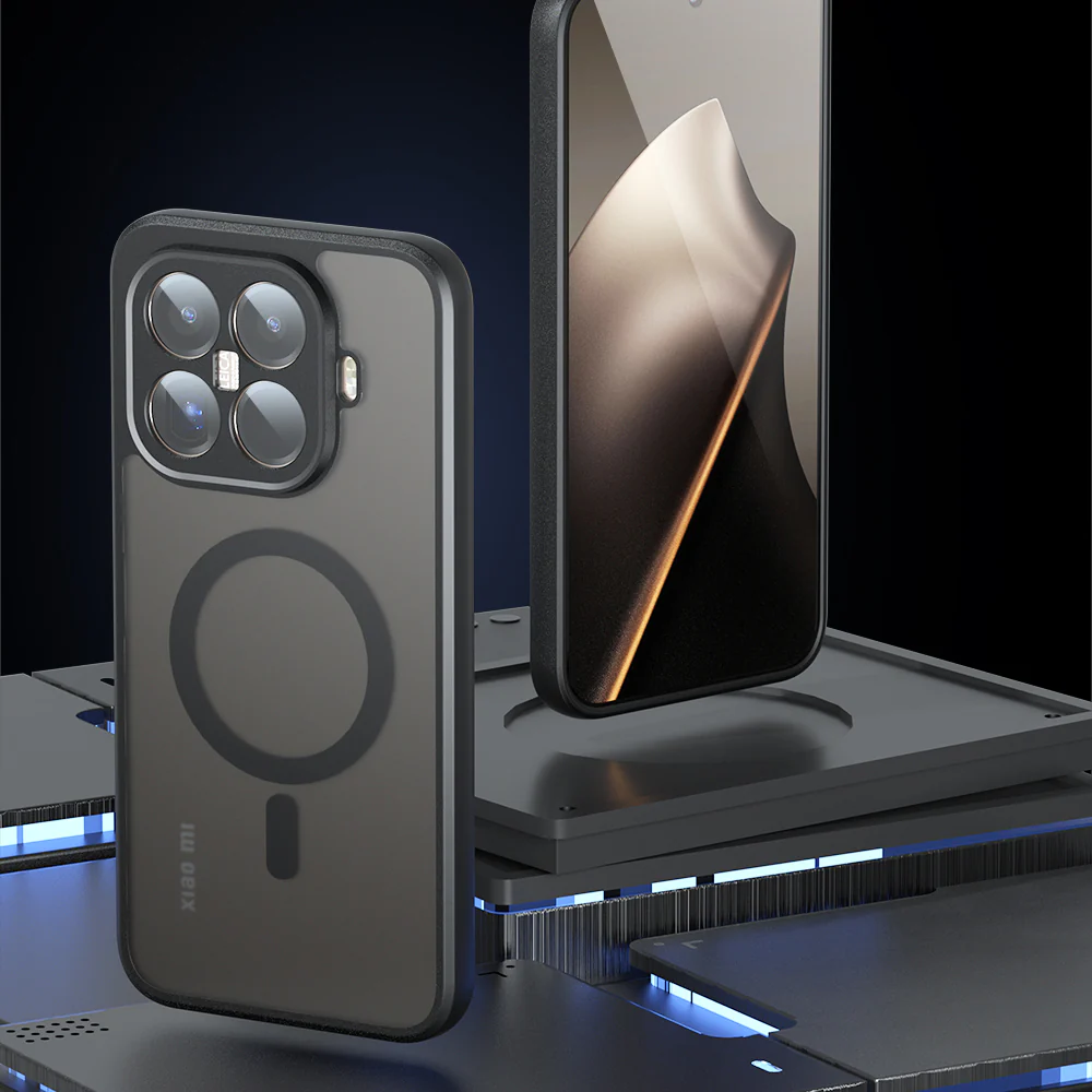 MagSafe Case for Xiaomi 15T, Techsuit, PureFrost, Satin Black - Image 2