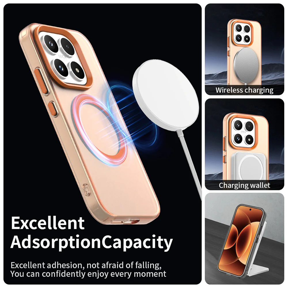 MagSafe Case for Xiaomi 17, Techsuit, CandyCase, Orange - Image 3