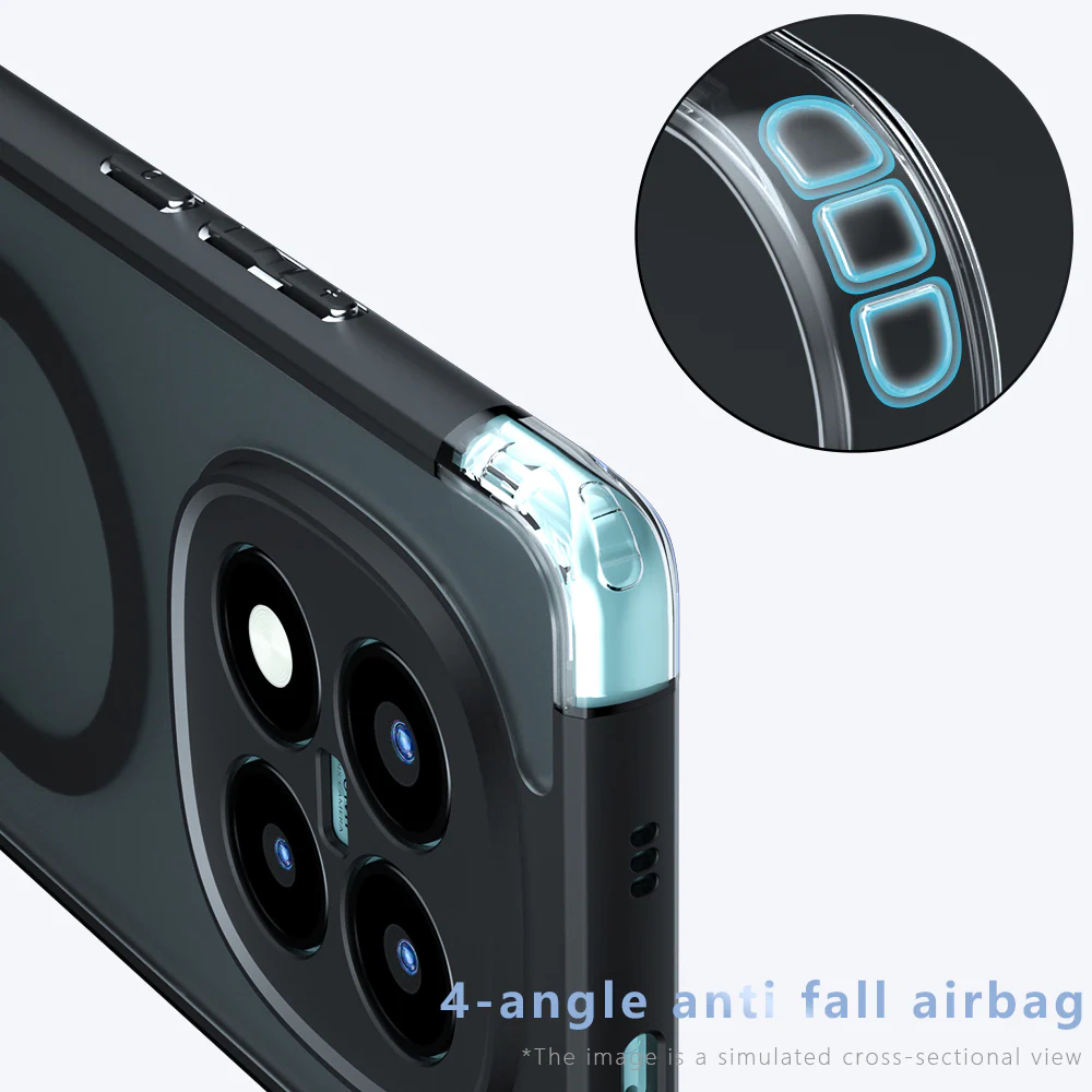 MagSafe Case for Xiaomi 17, Techsuit, PureFrost, Satin Black - Image 5