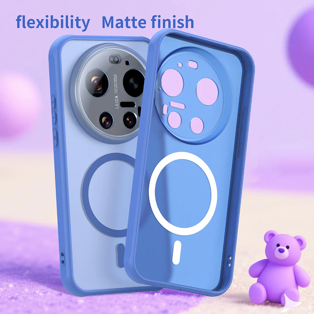 MagSafe Case for Xiaomi 17 Ultra, Techsuit, HaloFrost II, Blue - Image 2