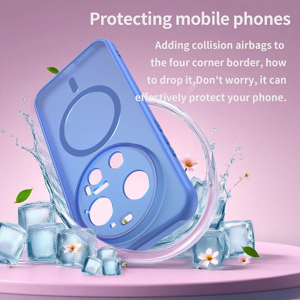 MagSafe Case for Xiaomi 17 Ultra, Techsuit, HaloFrost II, Blue - Image 4
