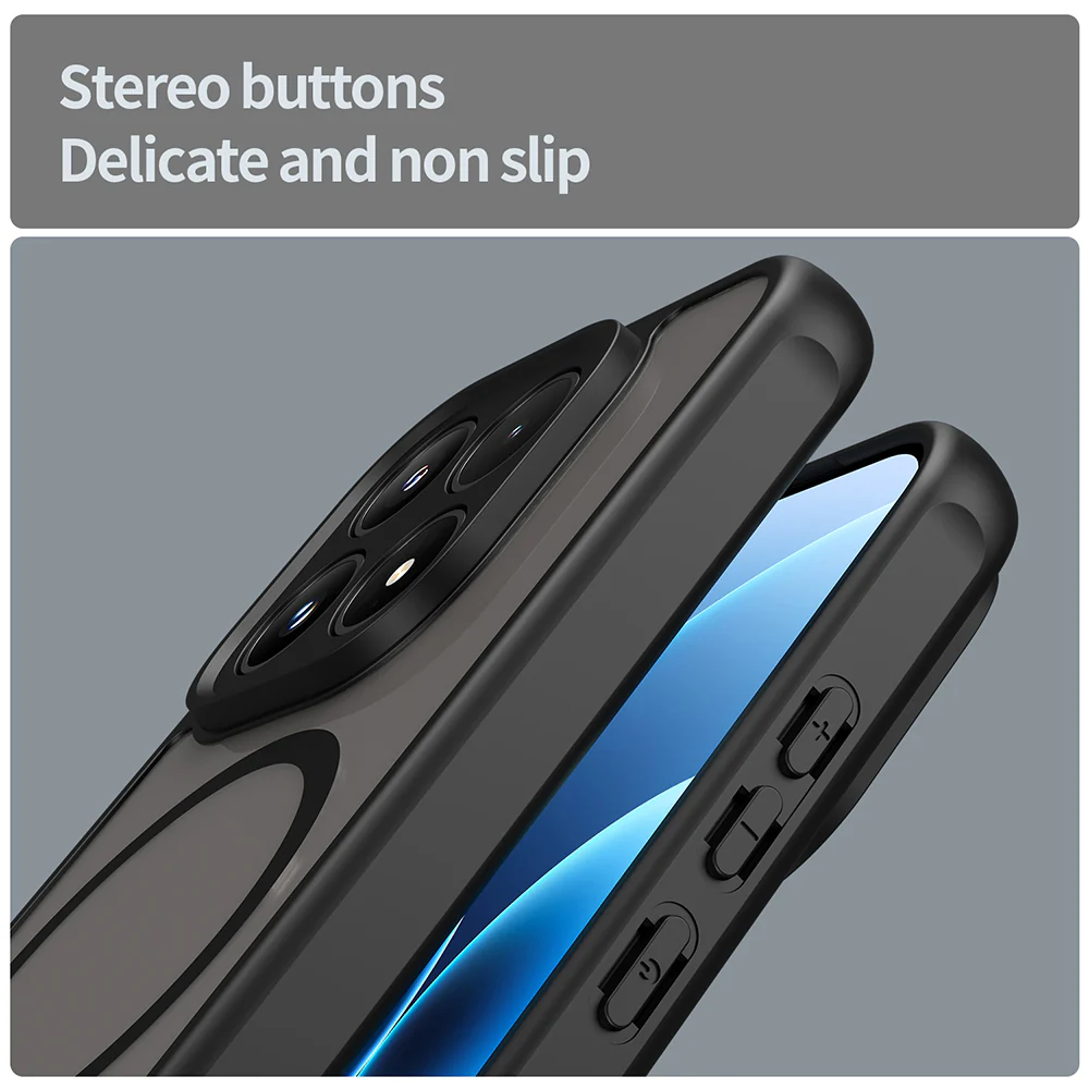 MagSafe Case for Xiaomi 17T Pro, Techsuit, HaloFrost II, Black - Image 4