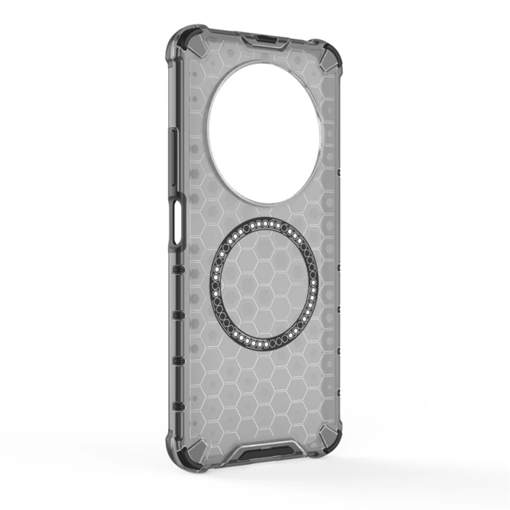 MagSafe Case for Xiaomi Poco C75 / Redmi 14C, Techsuit, HoneyComb Shield, Black - Image 3