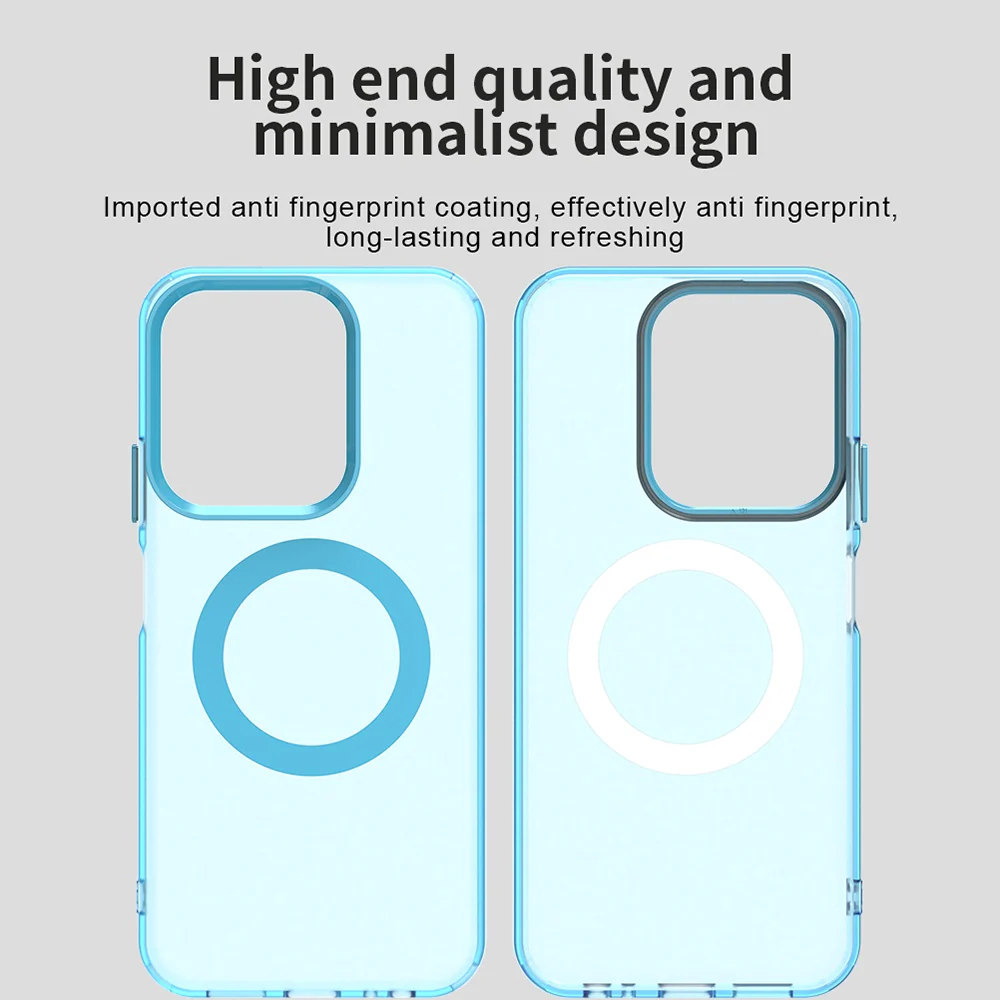 MagSafe Case for Xiaomi Poco C85 4G / Redmi 15C 5G / 15C 4G, Techsuit, CandyCase, Blue - Image 5