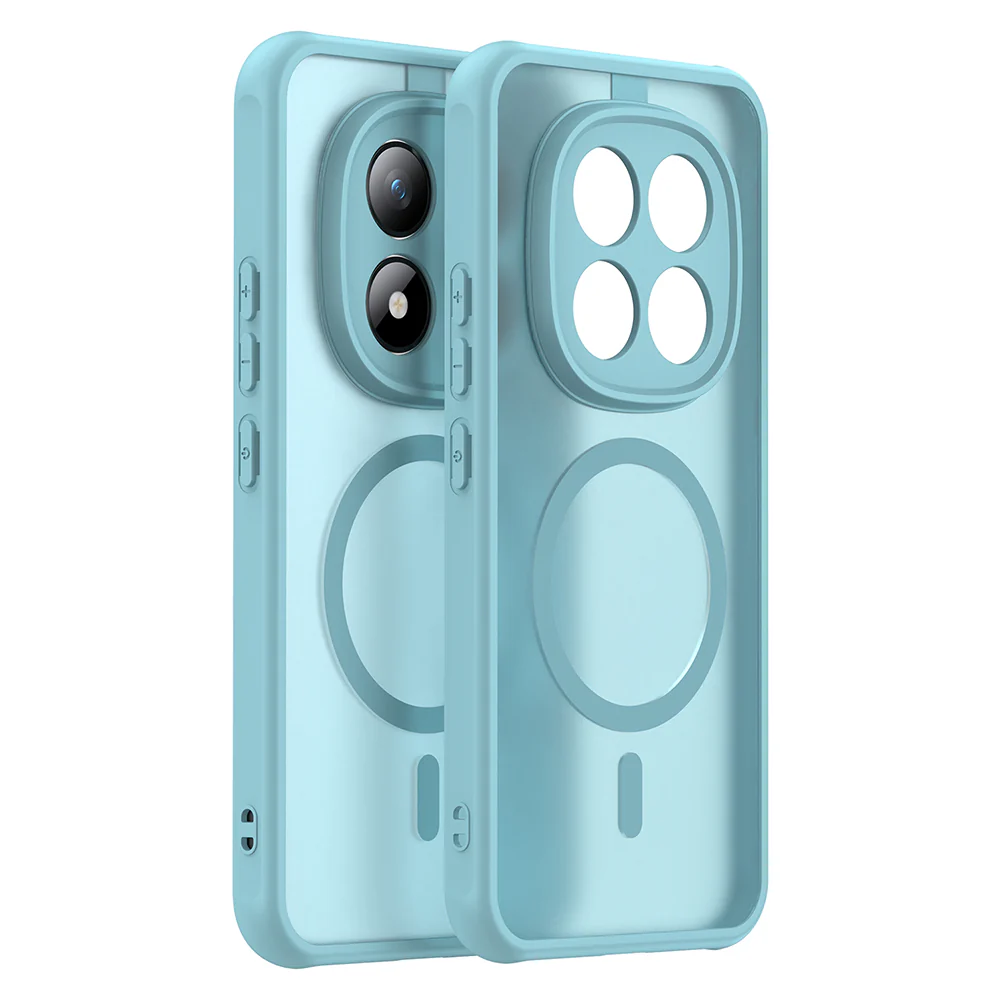 MagSafe Case for Xiaomi Poco M8 Pro / Redmi Note 15 Pro+ 5G, Techsuit, HaloFrost II, Light Green