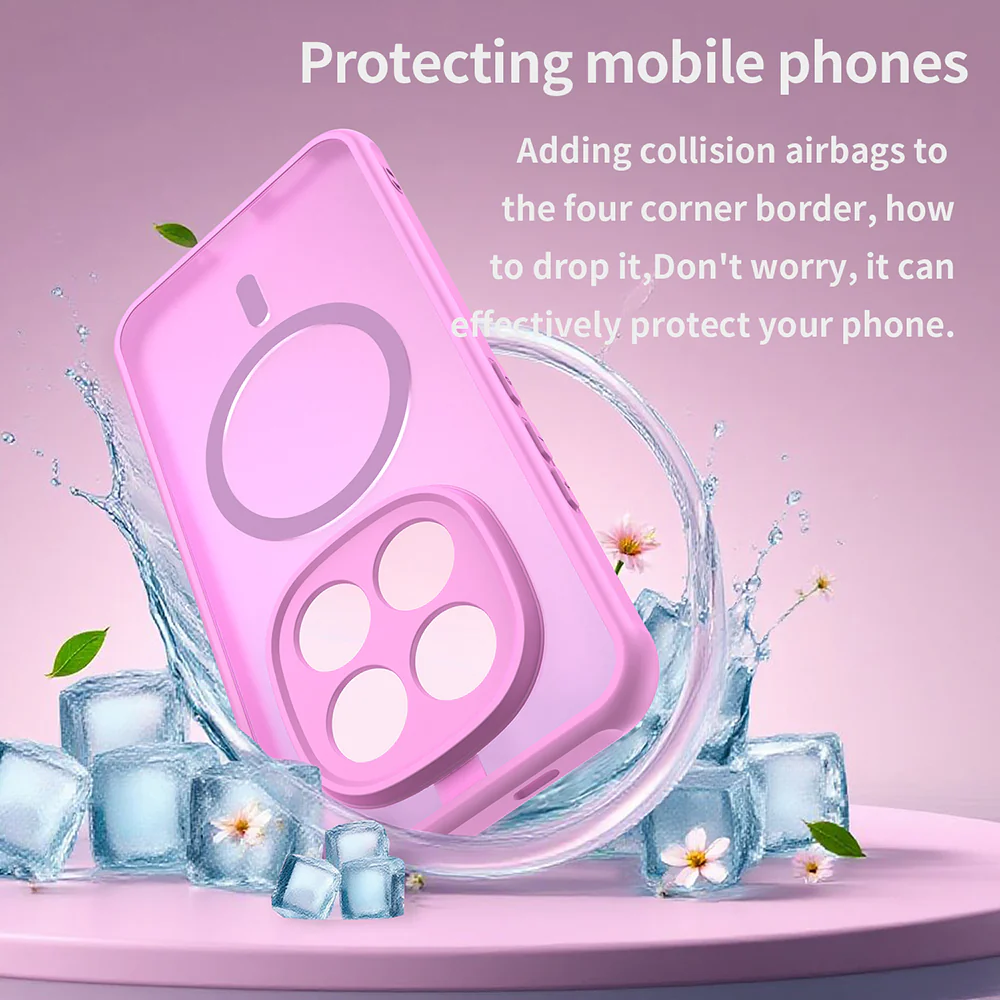 MagSafe Case for Xiaomi Poco M8 Pro / Redmi Note 15 Pro+ 5G, Techsuit, HaloFrost II, Pink - Image 5