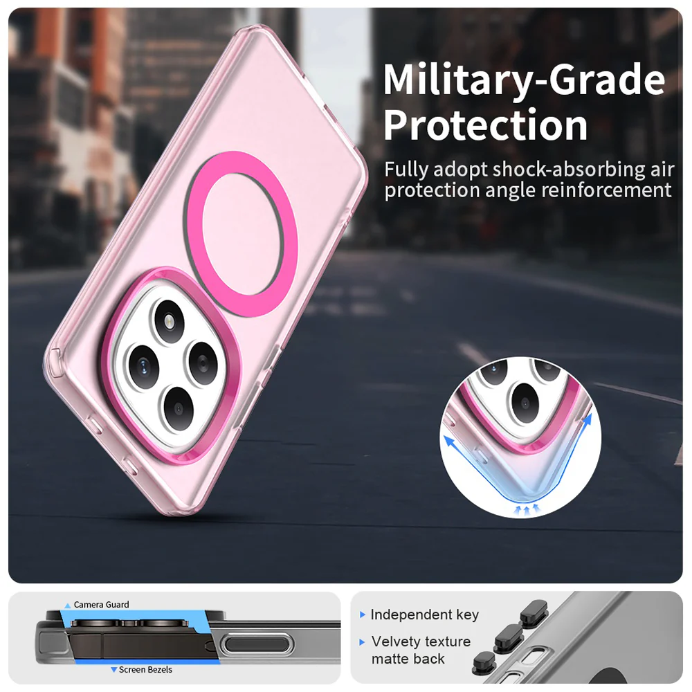 MagSafe Case for Xiaomi Poco M8 / Redmi Note 15 5G / Note 15 4G, Techsuit, CandyCase, Pink - Image 3