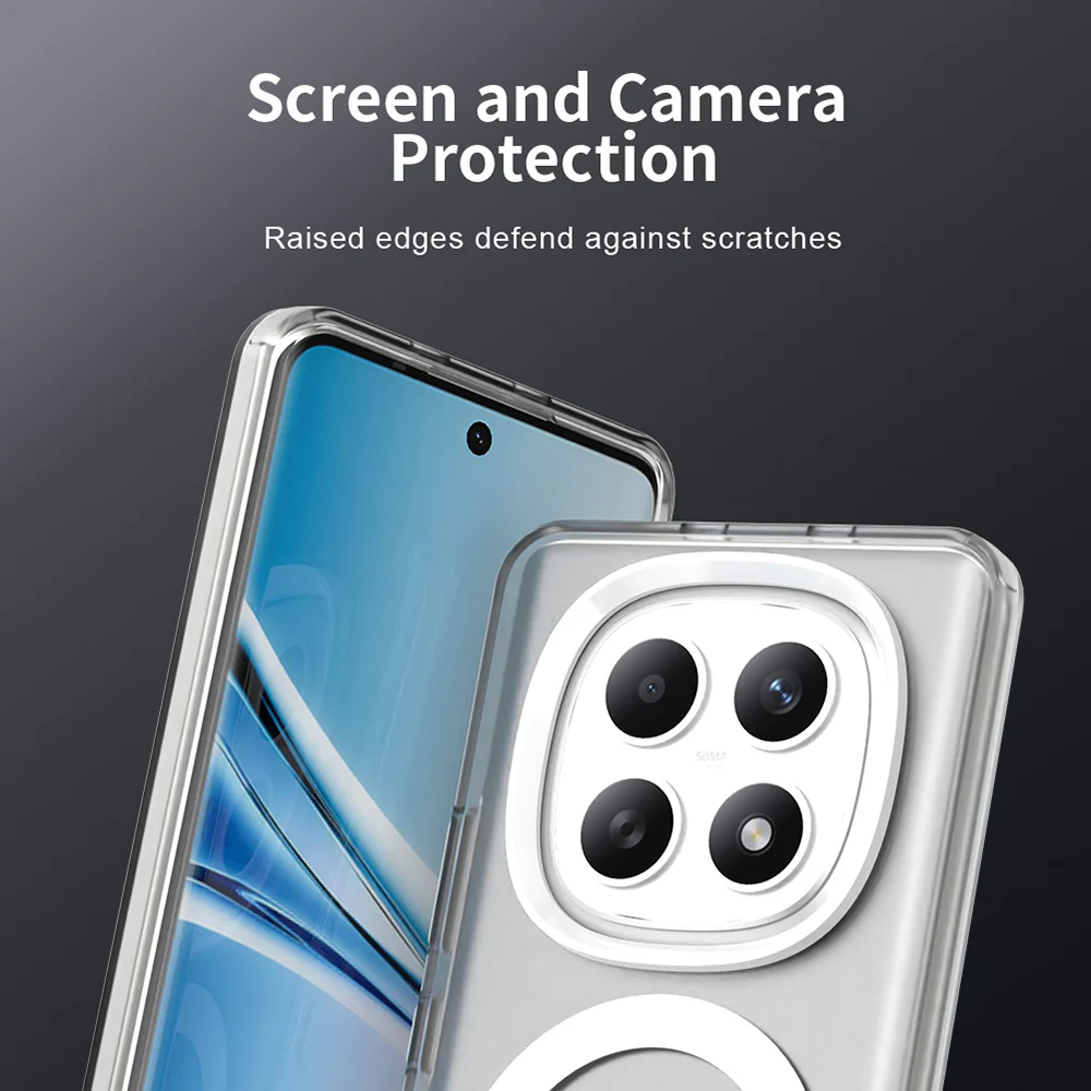 MagSafe Case for Xiaomi Poco M8 / Redmi Note 15 5G / Note 15 4G, Techsuit, CandyCase, White - Image 6