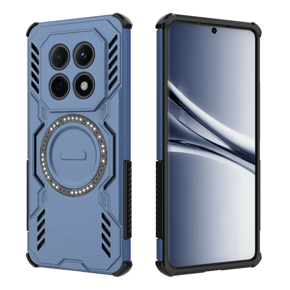 MagSafe Case for Xiaomi Poco M8 / Redmi Note 15 5G, Techsuit, ArmorMag, Blue - Image 2