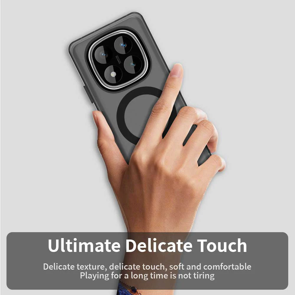 MagSafe Case for Xiaomi Poco X7 / Redmi Note 14 Pro 5G, Techsuit, CandyCase, Black - Image 4