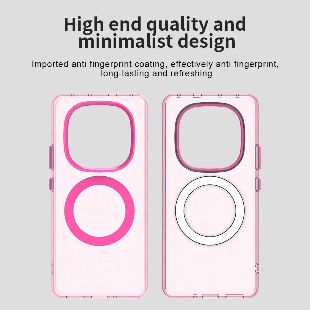 MagSafe Case for Xiaomi Poco X7 / Redmi Note 14 Pro 5G, Techsuit, CandyCase, Pink - Image 3