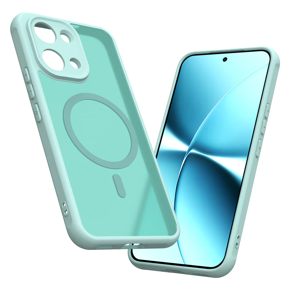 MagSafe Case for Xiaomi Poco X8 Pro Max, Techsuit, HaloFrost II, Light Green - Image 2