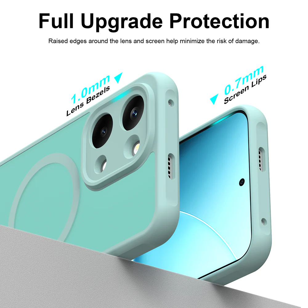 MagSafe Case for Xiaomi Poco X8 Pro Max, Techsuit, HaloFrost II, Light Green - Image 5