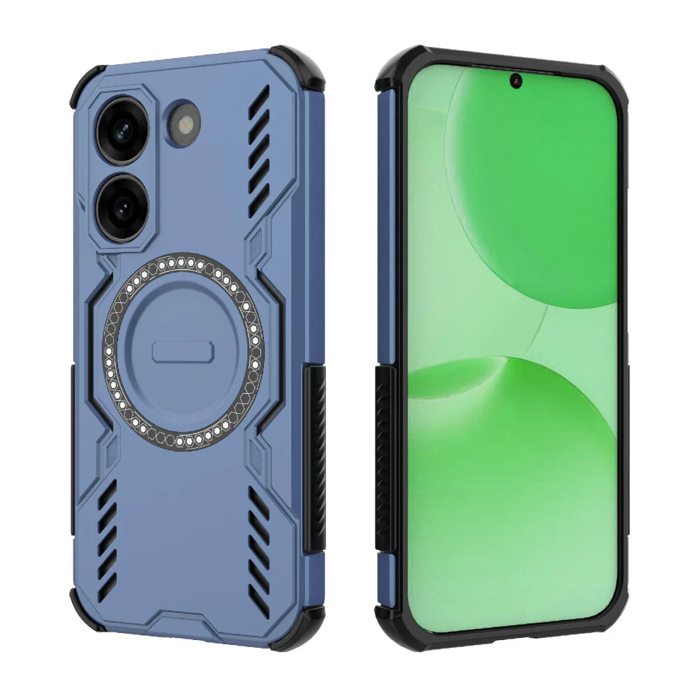 MagSafe Case for Xiaomi Poco X8 Pro, Techsuit, ArmorMag, Blue - Image 3