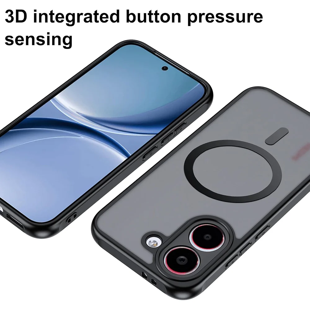 MagSafe Case for Xiaomi Poco X8 Pro, Techsuit, PureFrost, Satin Black - Image 3