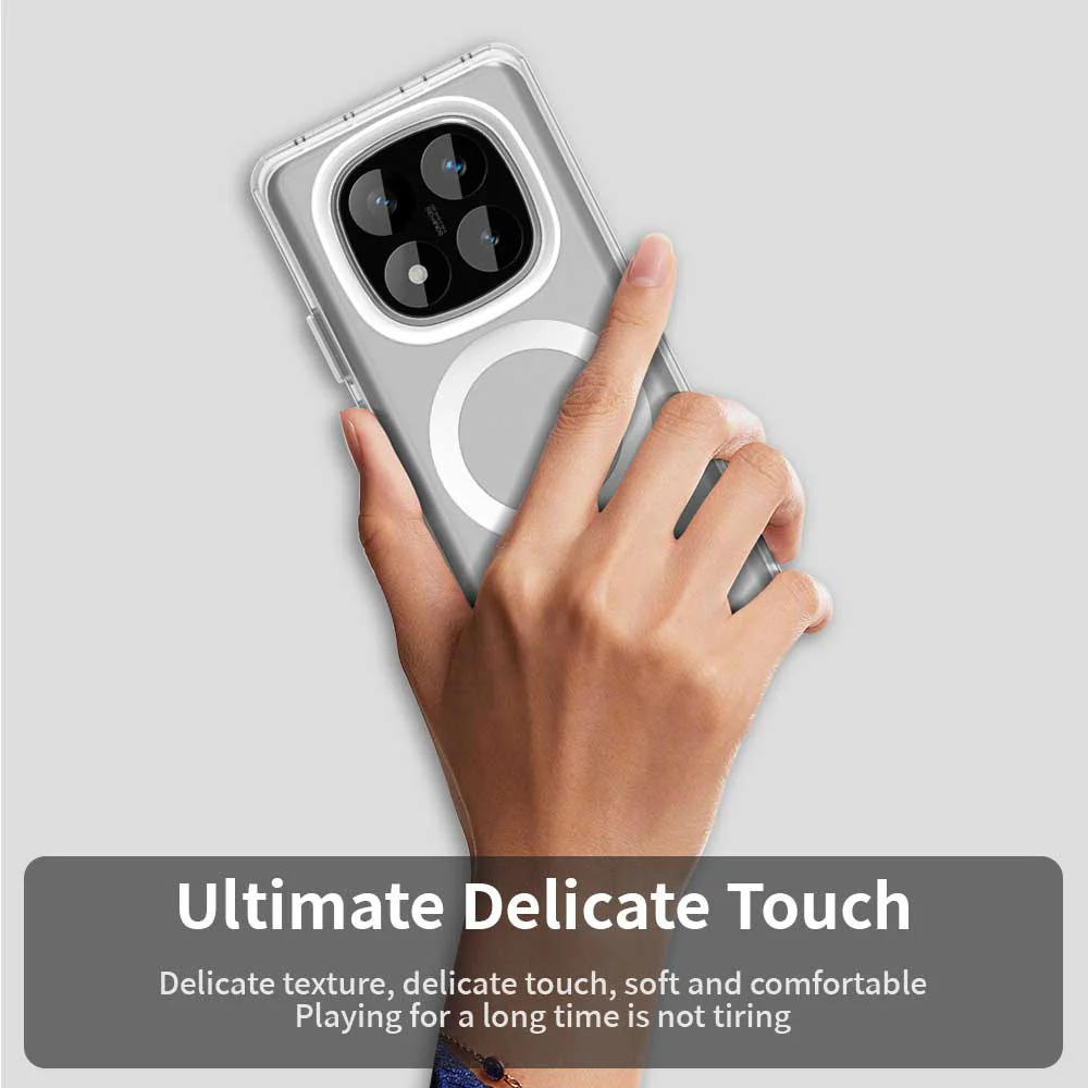 MagSafe Case for Xiaomi Redmi Note 14 Pro 4G, Techsuit, CandyCase, White - Image 5