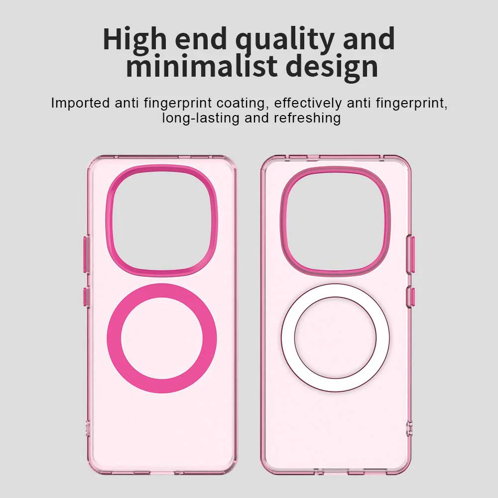 MagSafe Case for Xiaomi Redmi Note 14 Pro+ 5G, Techsuit, CandyCase, Pink - Image 3