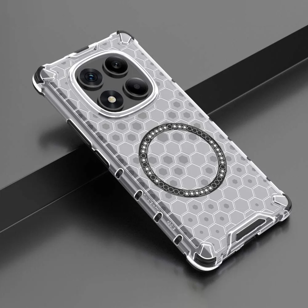 MagSafe Case for Xiaomi Redmi Note 14 Pro+ 5G, Techsuit, HoneyComb Shield, White - Image 5