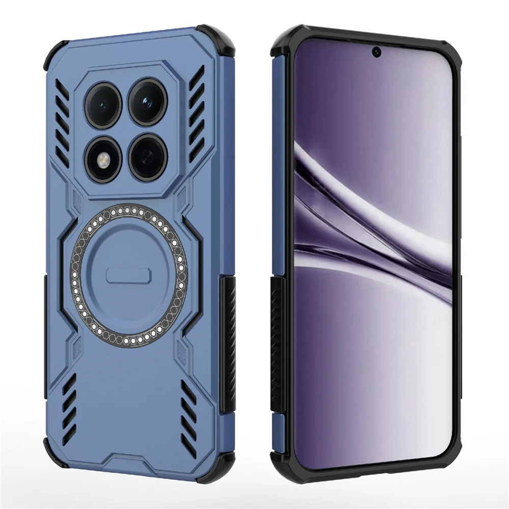 MagSafe Case for Xiaomi Redmi Note 15 Pro 5G, Techsuit, ArmorMag, Blue - Image 2
