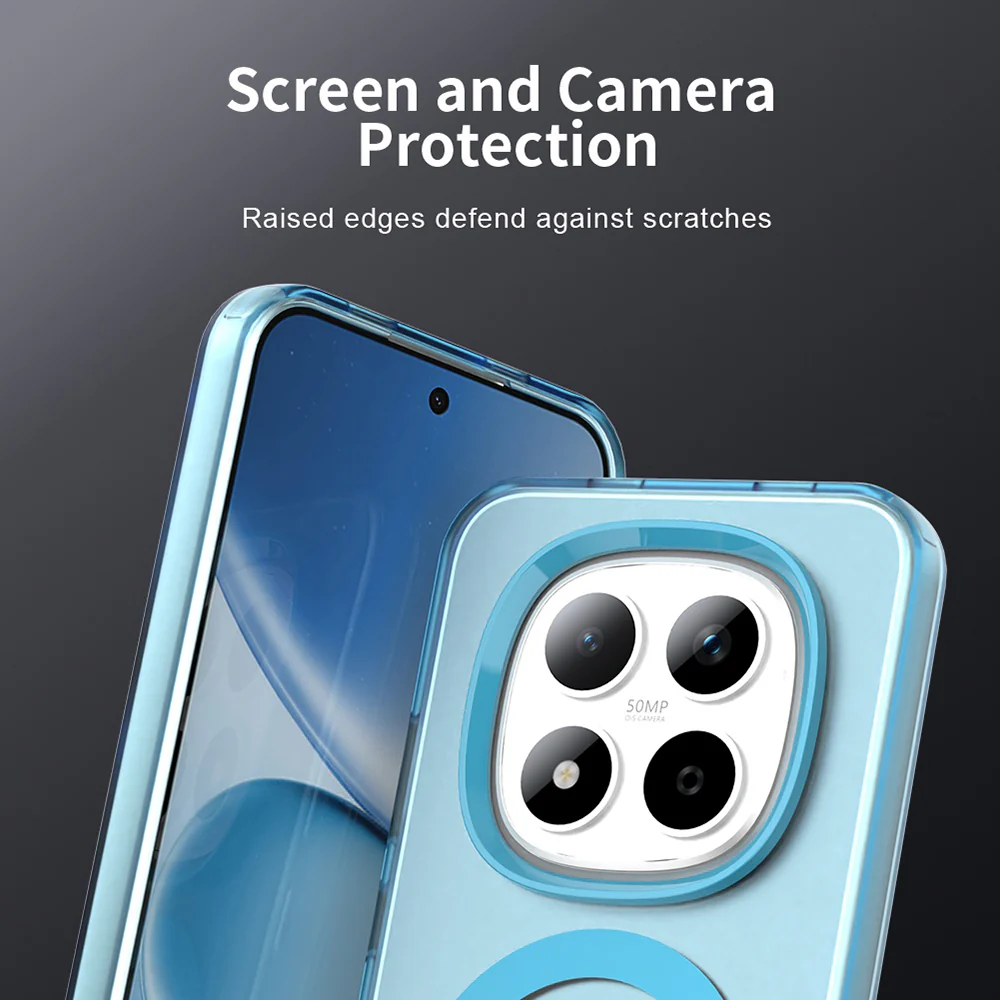 MagSafe Case for Xiaomi Redmi Note 15 Pro 5G, Techsuit, CandyCase, Blue - Image 3
