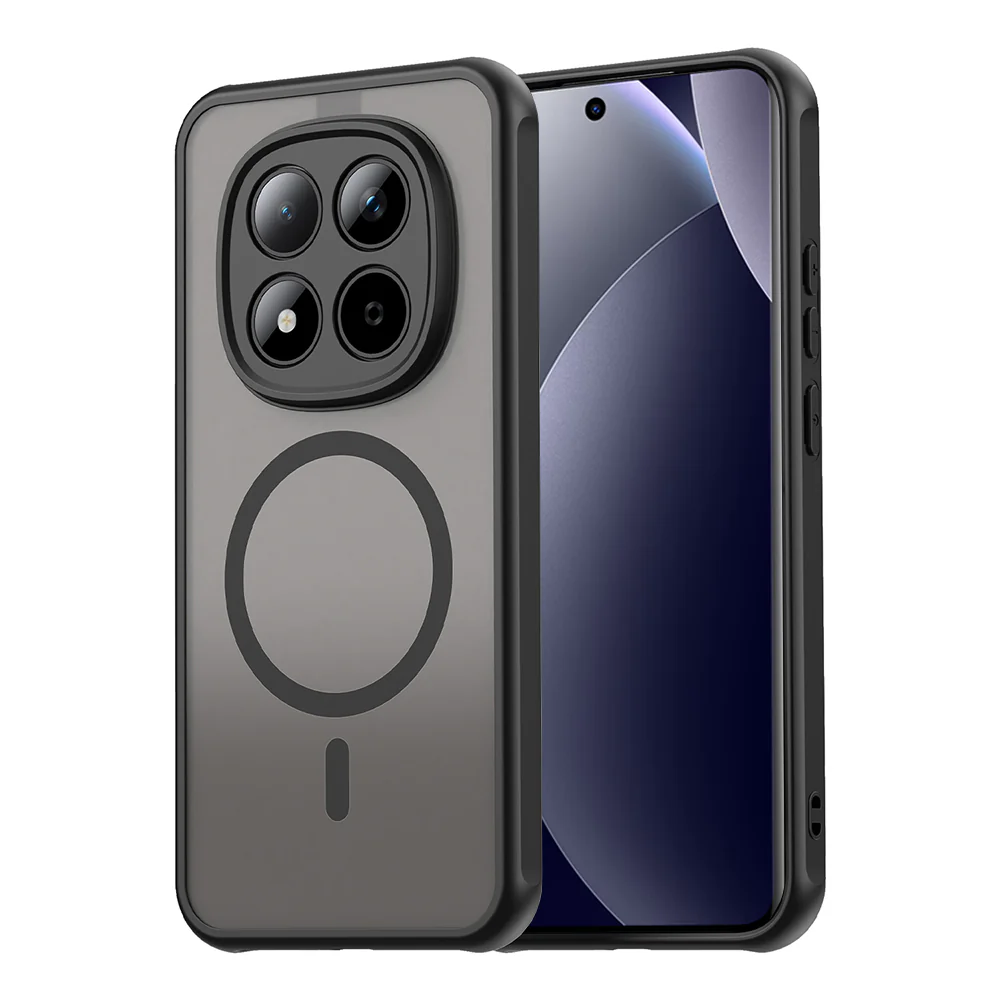 MagSafe Case for Xiaomi Redmi Note 15 Pro 5G, Techsuit, HaloFrost II, Black