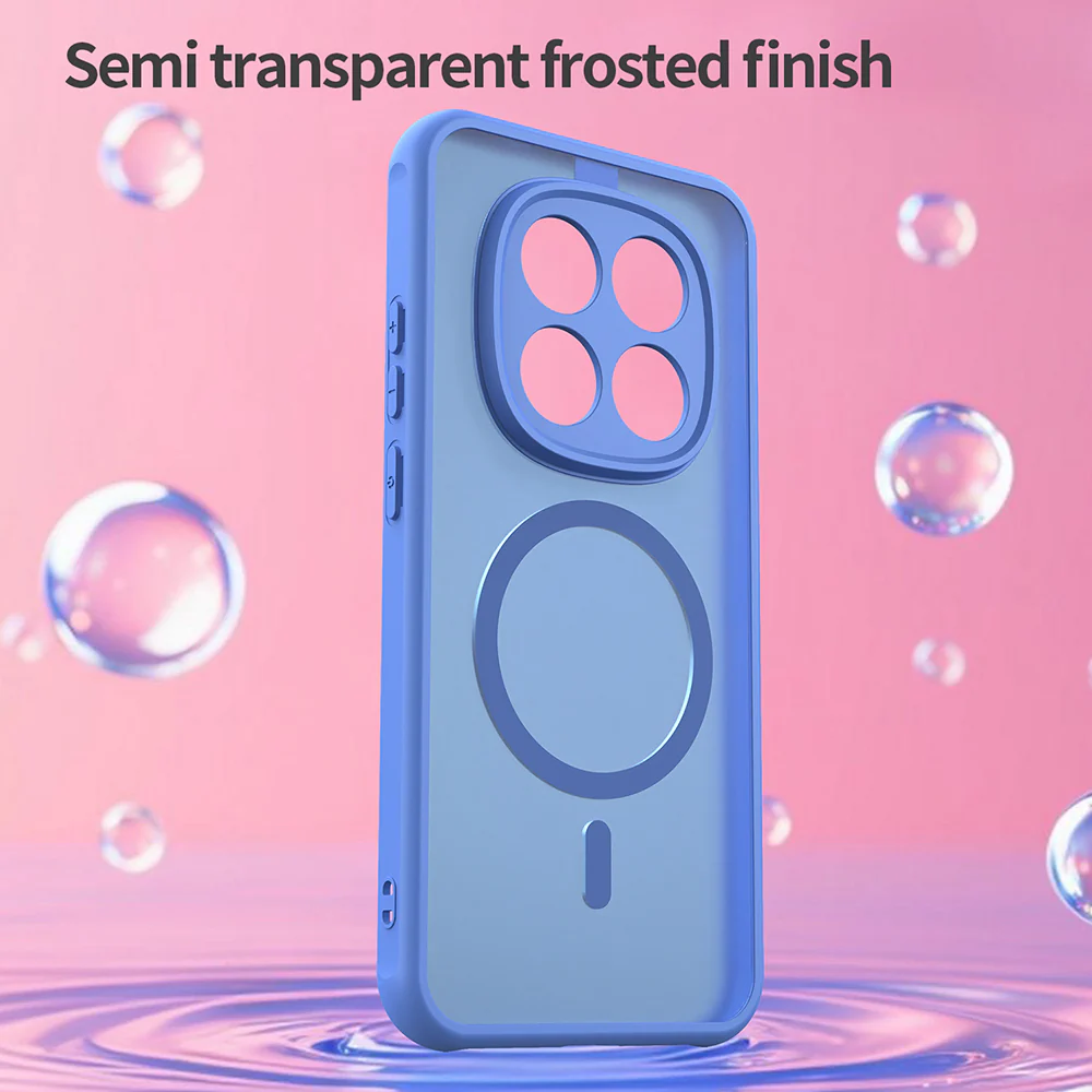 MagSafe Case for Xiaomi Redmi Note 15 Pro 5G, Techsuit, HaloFrost II, Blue - Image 3
