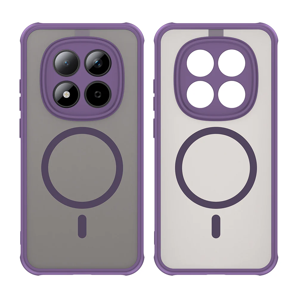 MagSafe Case for Xiaomi Redmi Note 15 Pro 5G, Techsuit, HaloFrost II, Purple - Image 2