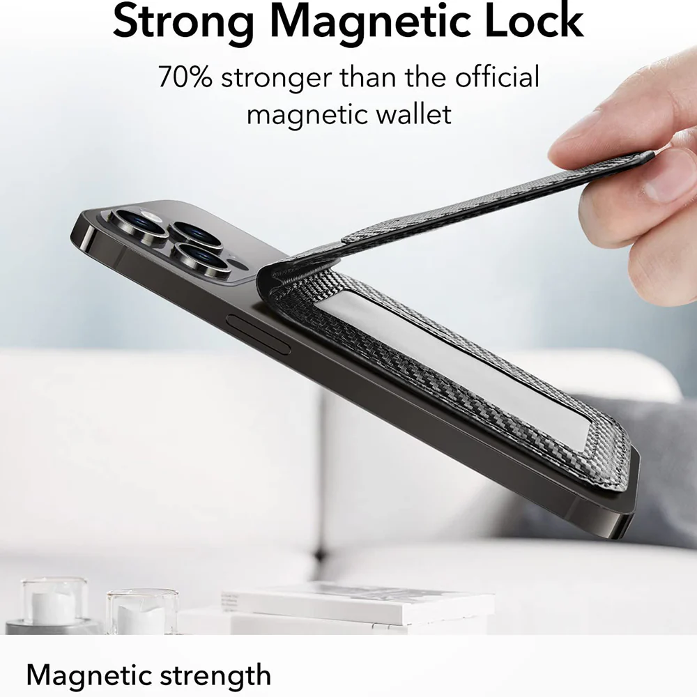 Magsafe Wallet, ESR, Carbon, Black - Image 3