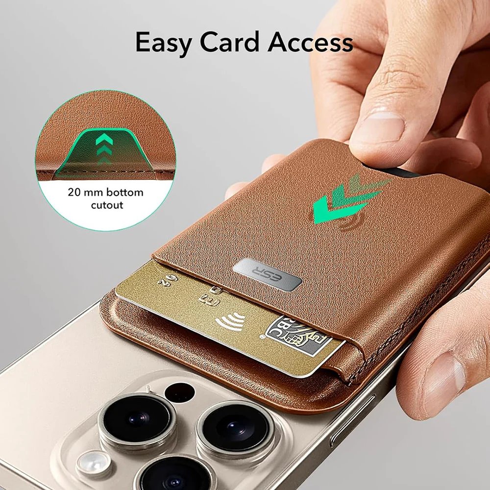 Magsafe Wallet, ESR, Classic Geo, Brown - Image 3