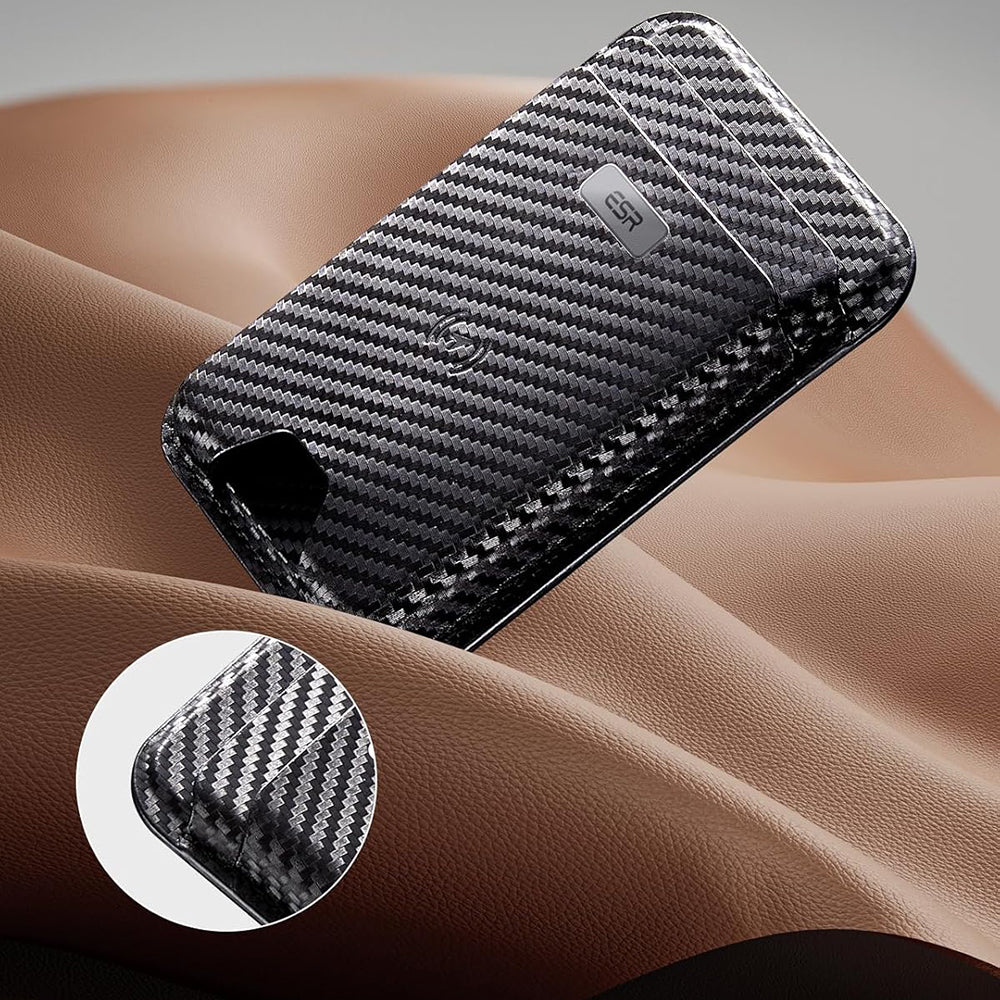 Magsafe Wallet, ESR, Classic Geo Carbon, Black - Image 6