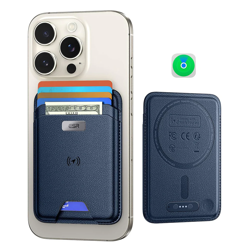 Magsafe Wallet, ESR, Classic Geo, Navy Blue