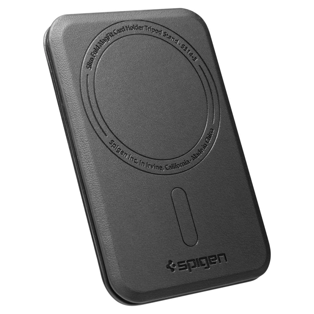 MagSafe Wallet, Spigen, Slim Fold Tripod S314-3, Black AFA10751 - Image 4