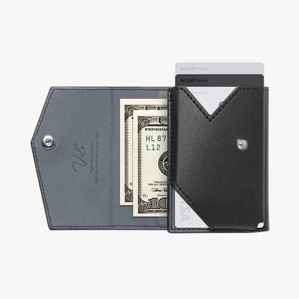 Magsafe Wallet, Spigen, Valentinus Pro, Black AFA09442 - Image 4