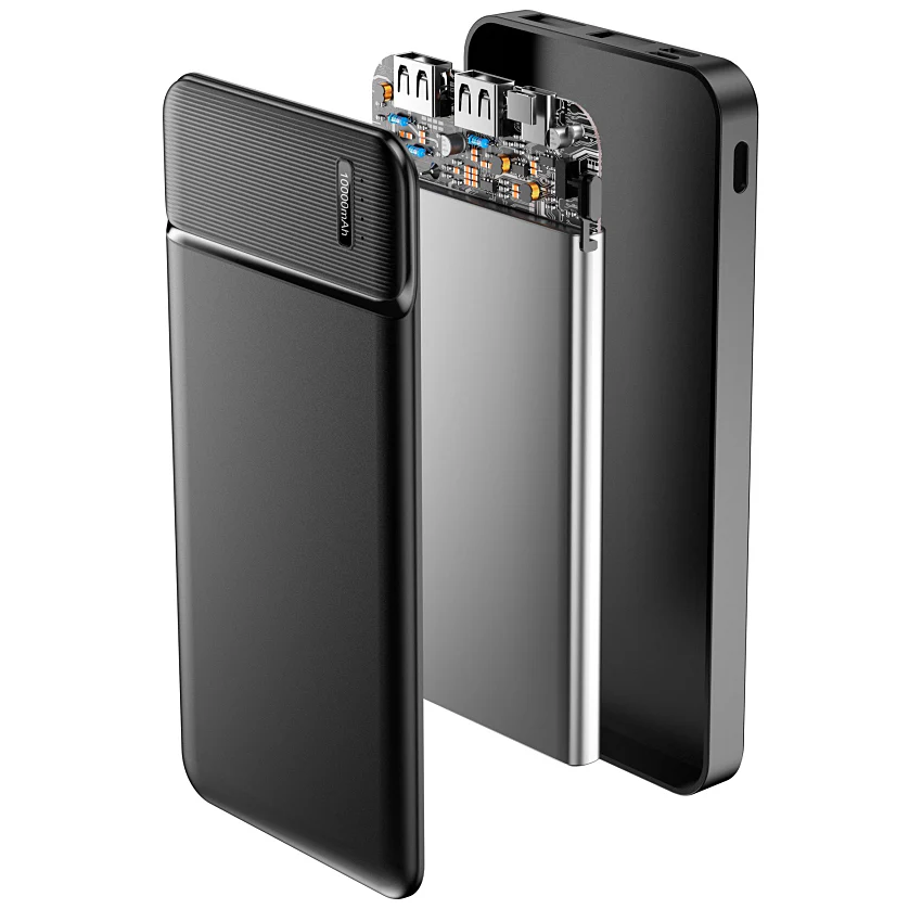 MaXlife MXPB-01 External Battery, 10000mAh, 12W, 2 x USB-A, Black - Image 7