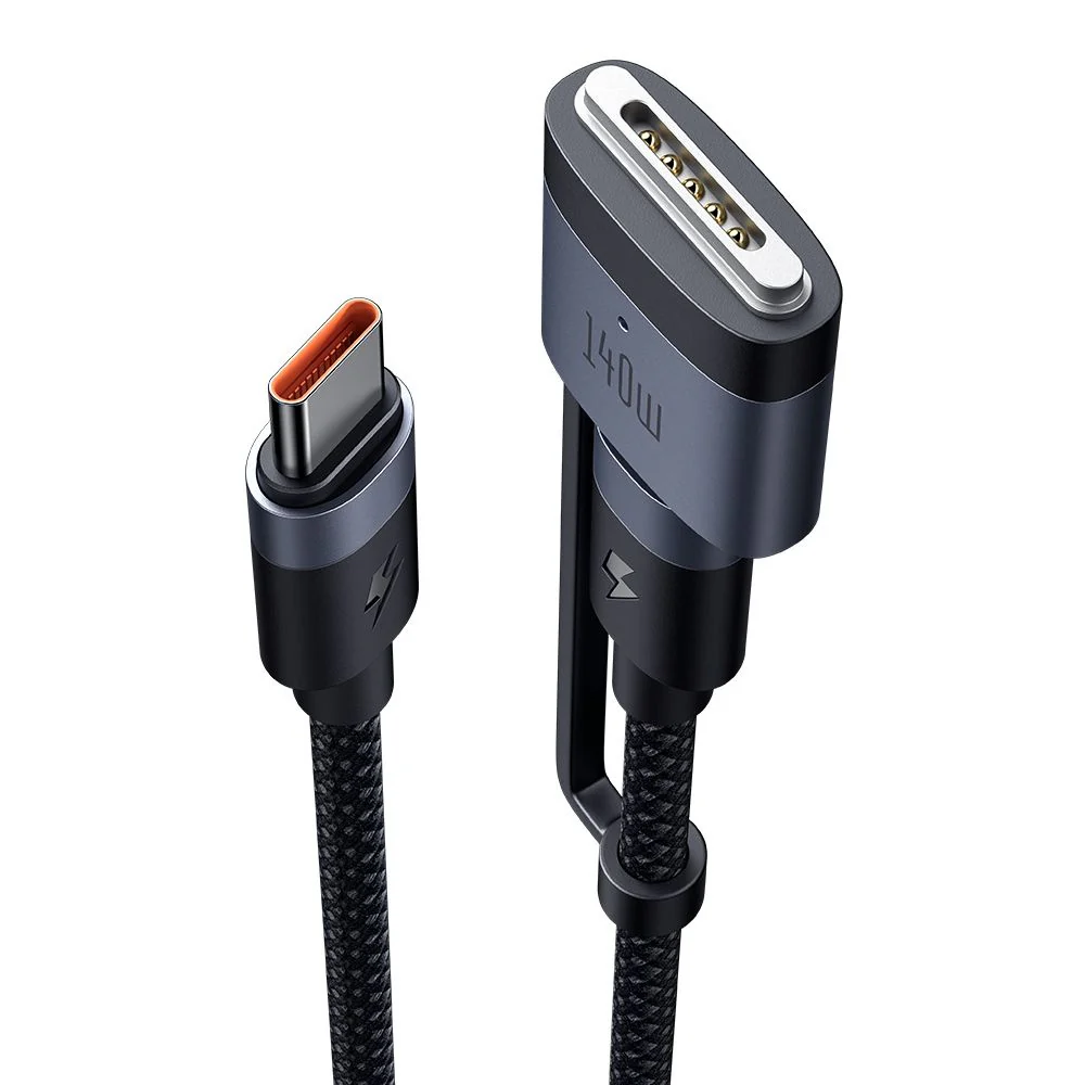 McDodo CA-0140 Charging Cable, USB-C to USB-C / MagSafe 3, 240W, 2m, Black - Image 2