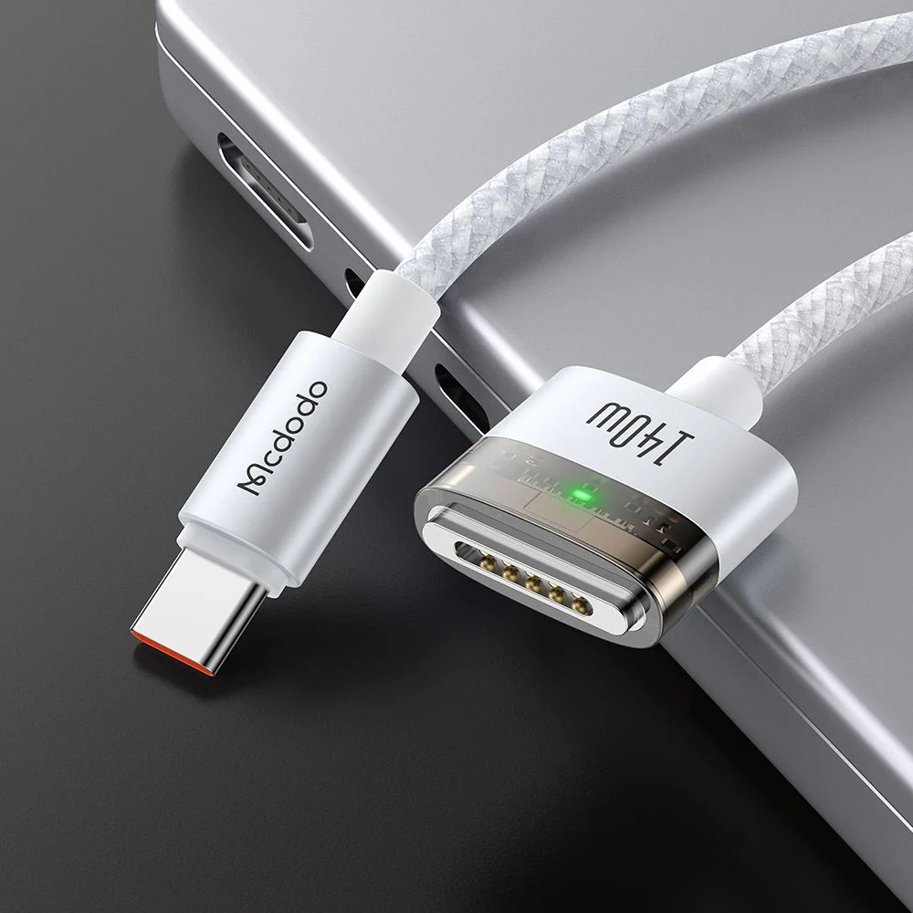 McDodo CA-2071 Charging Cable, USB-C to MagSafe 3, 140W, 2m, White - Image 6