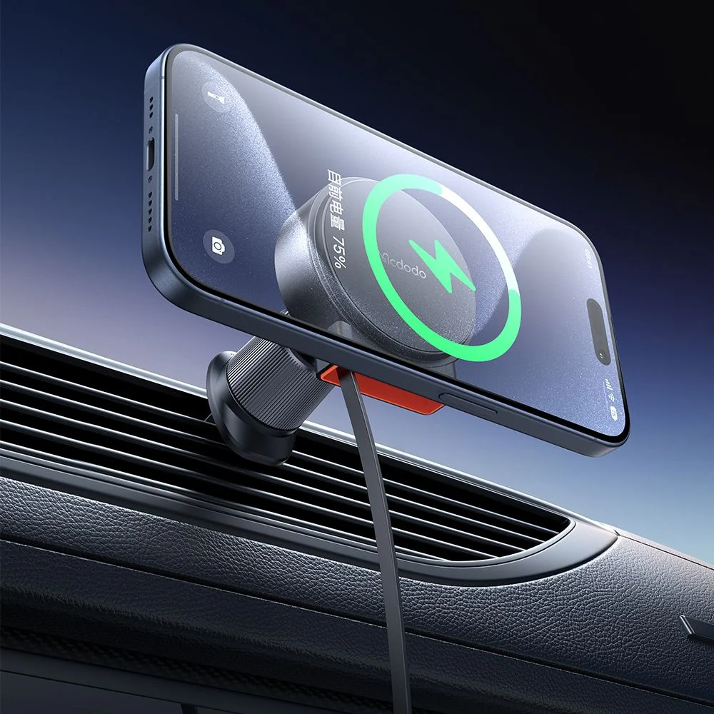 McDodo CH-3000 Wireless Car Charger, 15W, 1.67A, Black - Image 5