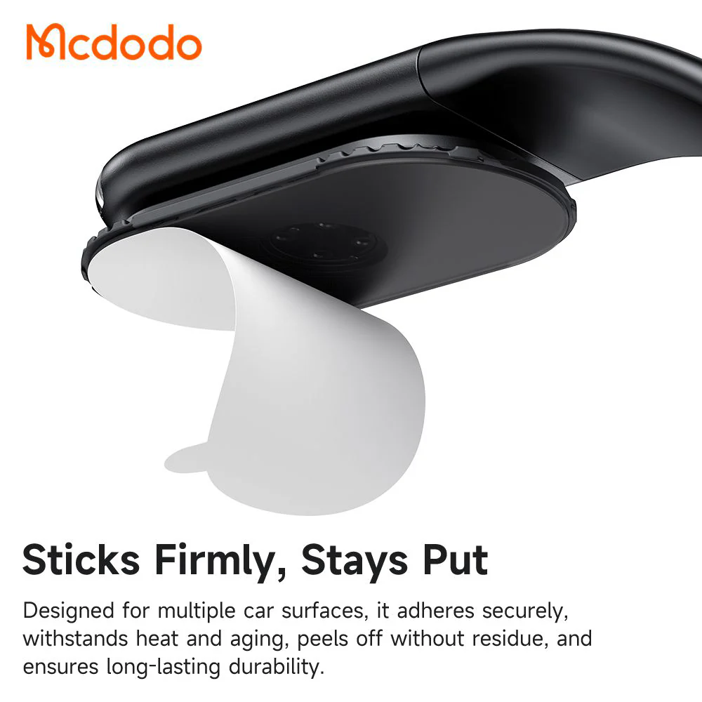 McDodo CM-6270 Universal Magnetic Car Holder, Black - Image 6