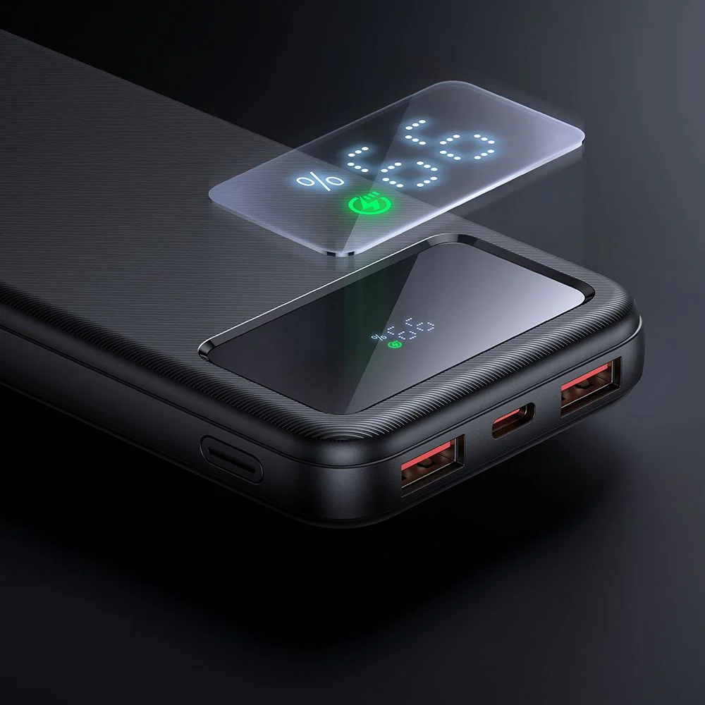 McDodo MC-4220 External Battery, 10000mAh, 22.5W, QC + PD, 2 x USB-A - 1 x USB-C, Black - Image 5