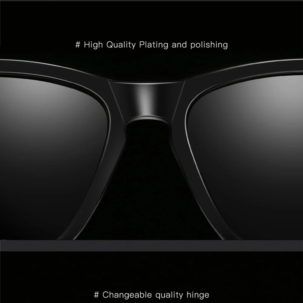 Men's Techsuit 0717 Sunglasses, Polarized, UV Protection, Black Blue - Image 4