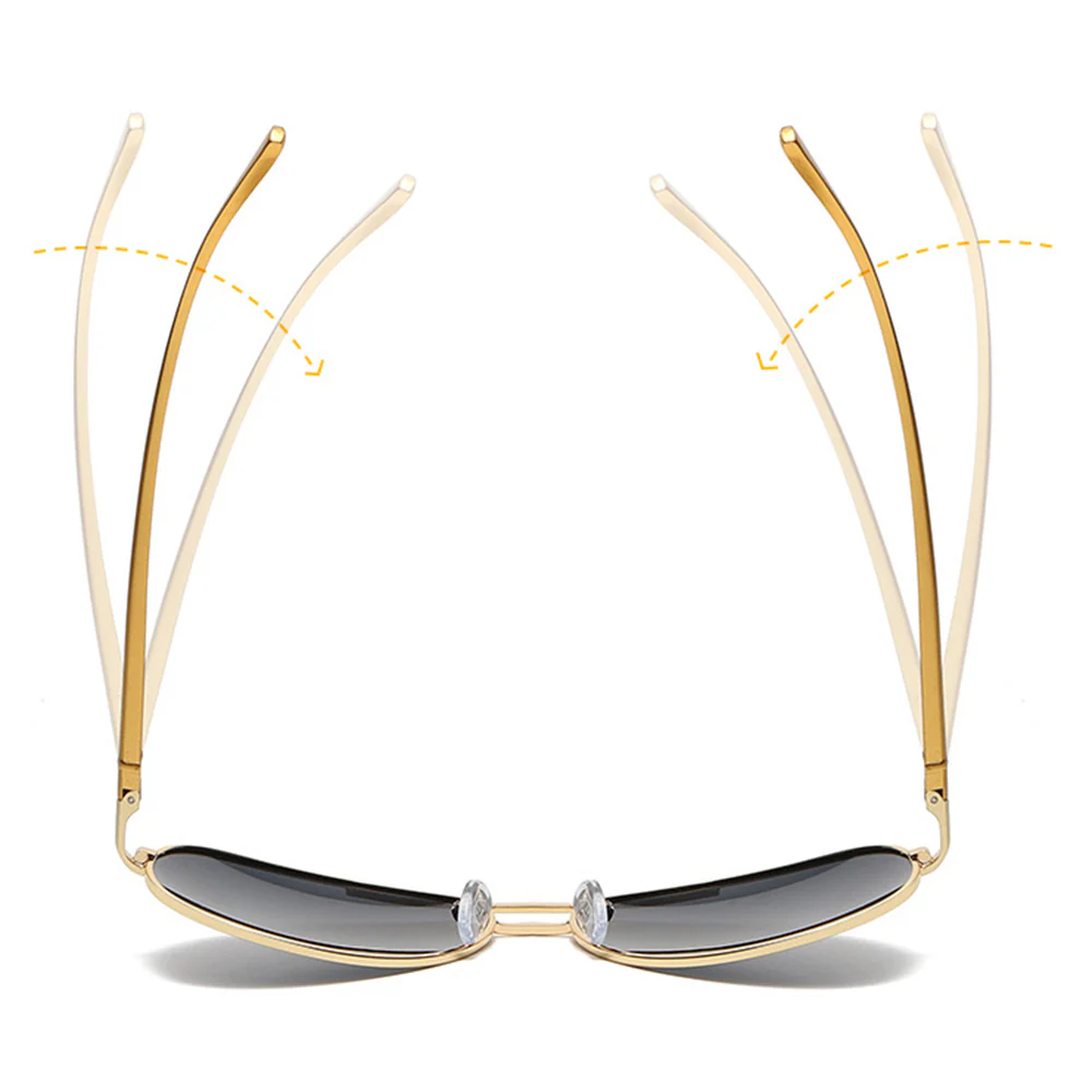 Men's Techsuit 2150 Sunglasses, Polarized, UV Protection, Gold Gray - Image 4