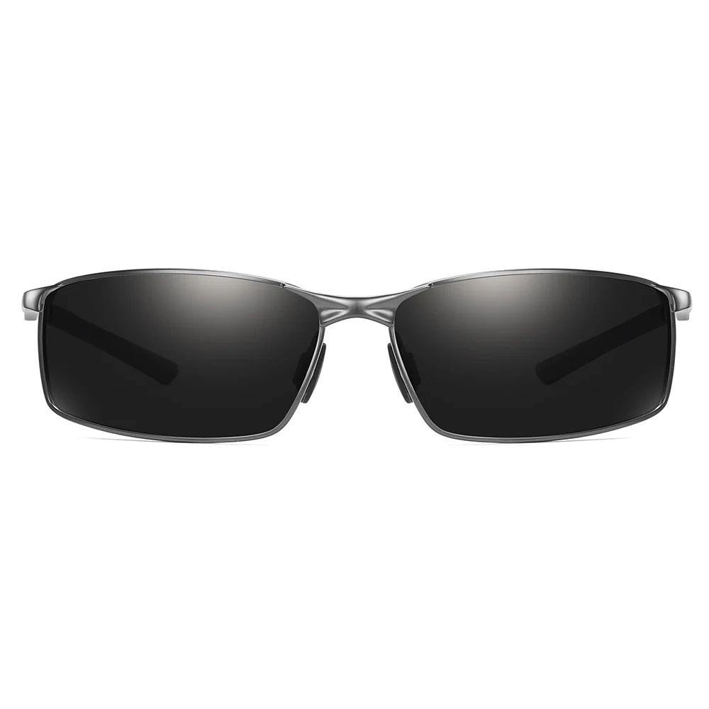 Men's Techsuit 559 Sunglasses, Polarized, UV Protection, Black Silver - Image 2