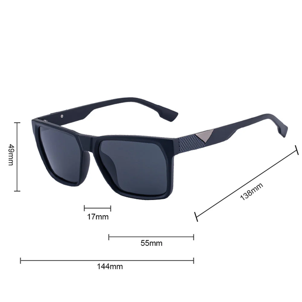 Men's Techsuit 8500 Sunglasses, Polarized, UV Protection, Black Gray - Image 6