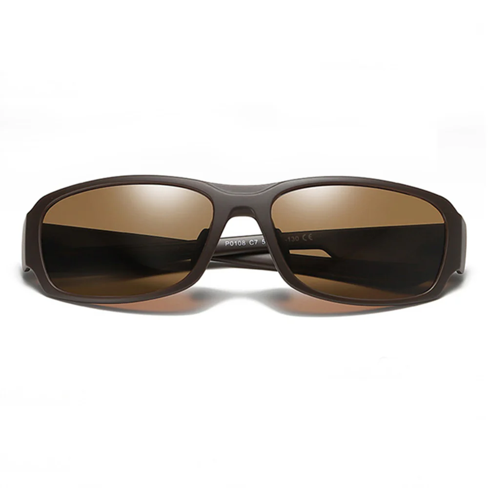 Men's Techsuit MM108 Sunglasses, Polarized, UV Protection, Brown - Image 2
