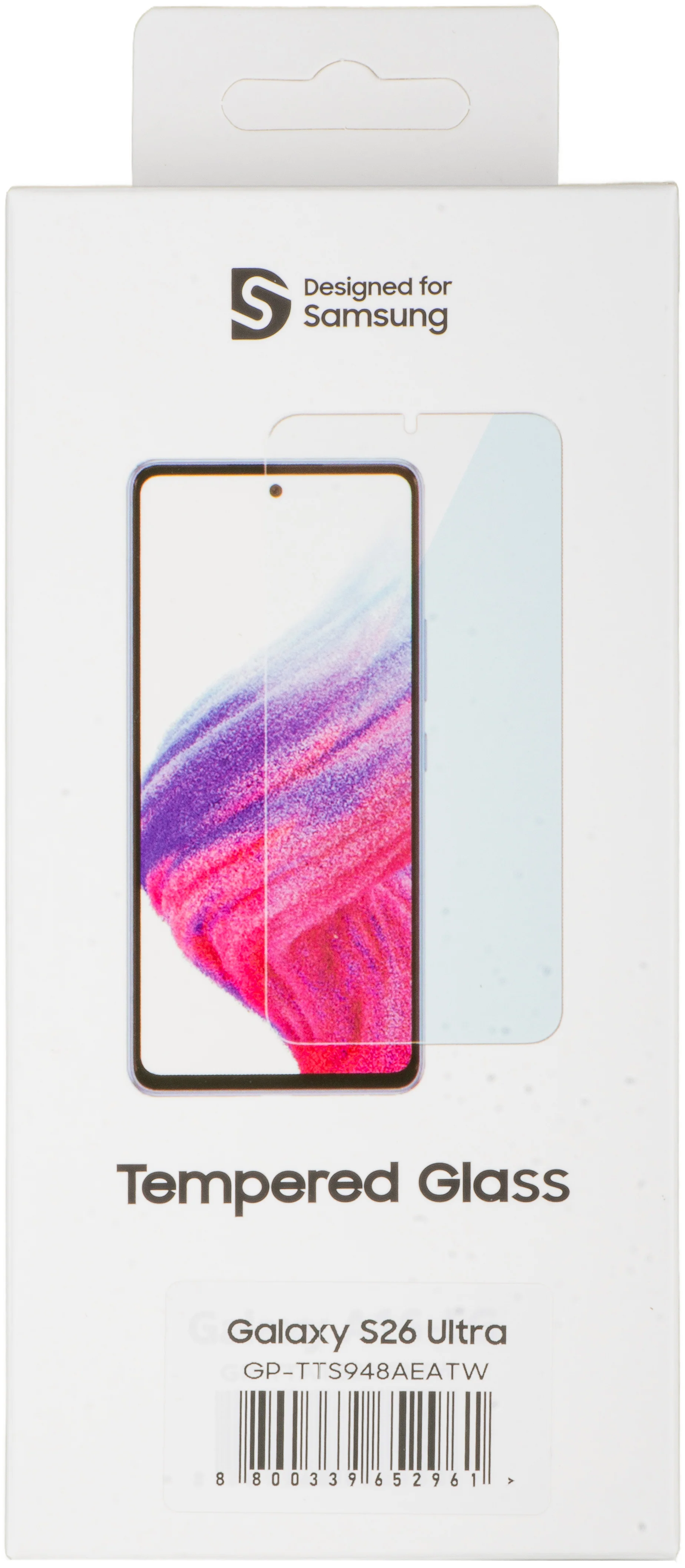Mobeen Screen Protector by Samsung for Galaxy S26 Ultra S948, Tempered Glass, Full Glue GP-TTS948AEATW - Image 2