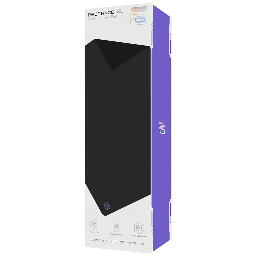 MousePad Proove Radiance, 600mm x 400mm x 3mm, Black MPRD00300001 - Image 7