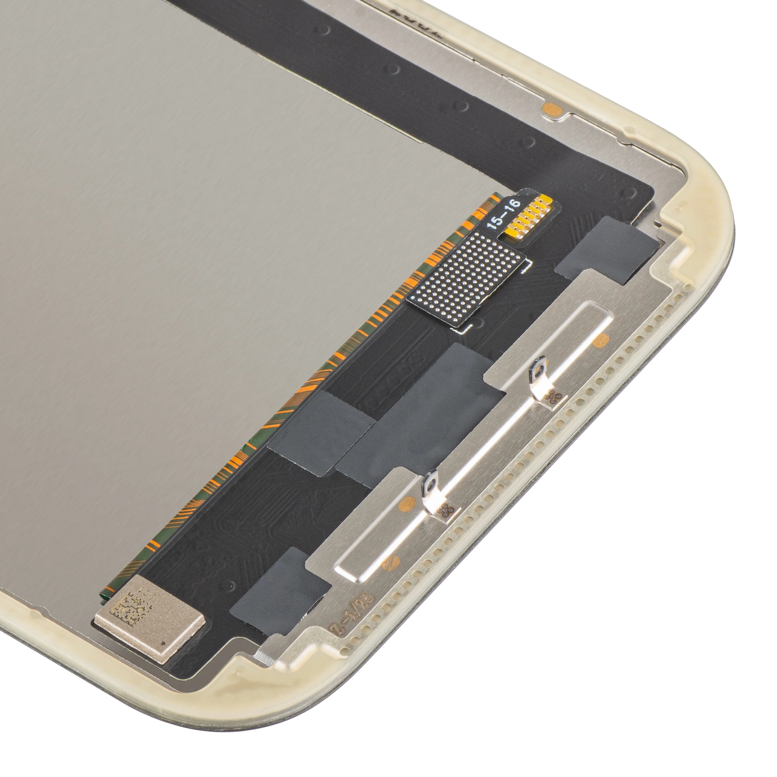 MP Touchscreen Display compatible with Apple iPhone 17, with Frame, OLED FHD IC Movable Version, Black - Image 3