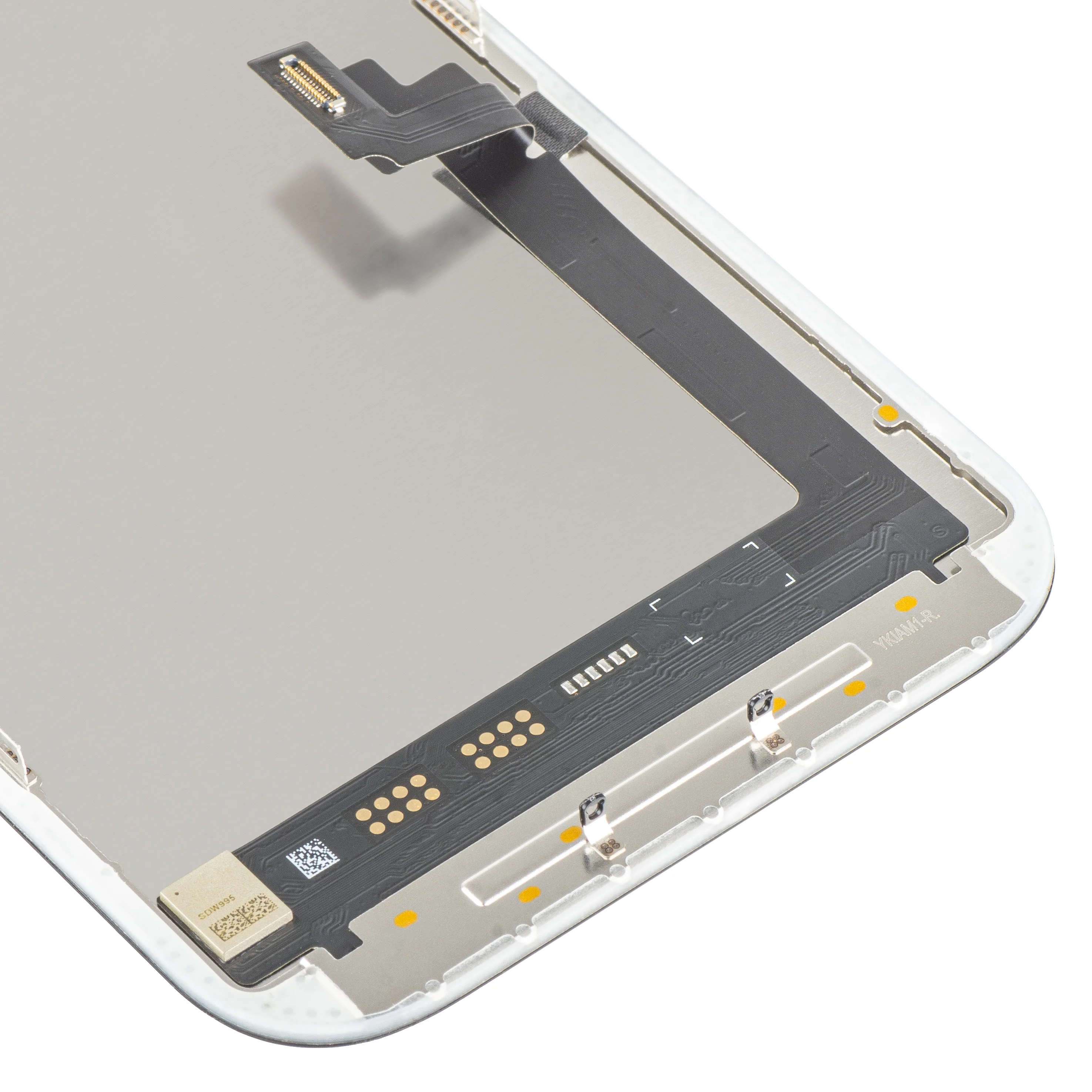 MP Touchscreen Display compatible with Apple iPhone 17, with Frame, Soft OLED FHD 120Hz IC Movable Version, Black - Image 4